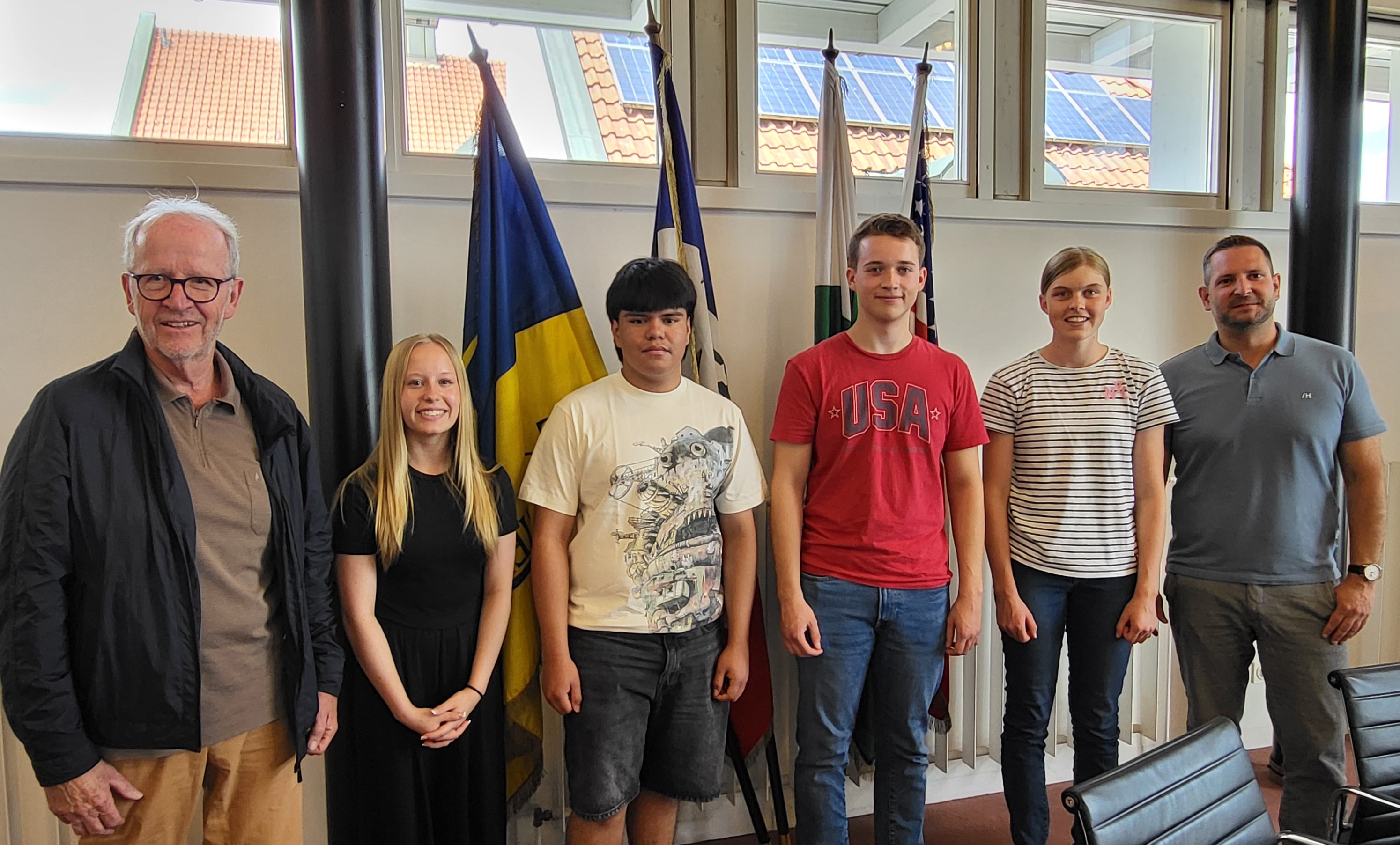 21. Juli 2025  | Städte-Partnerschaftsverein begrüßt zwei Austauschschüler aus unserer Partnerstadt Belvidere